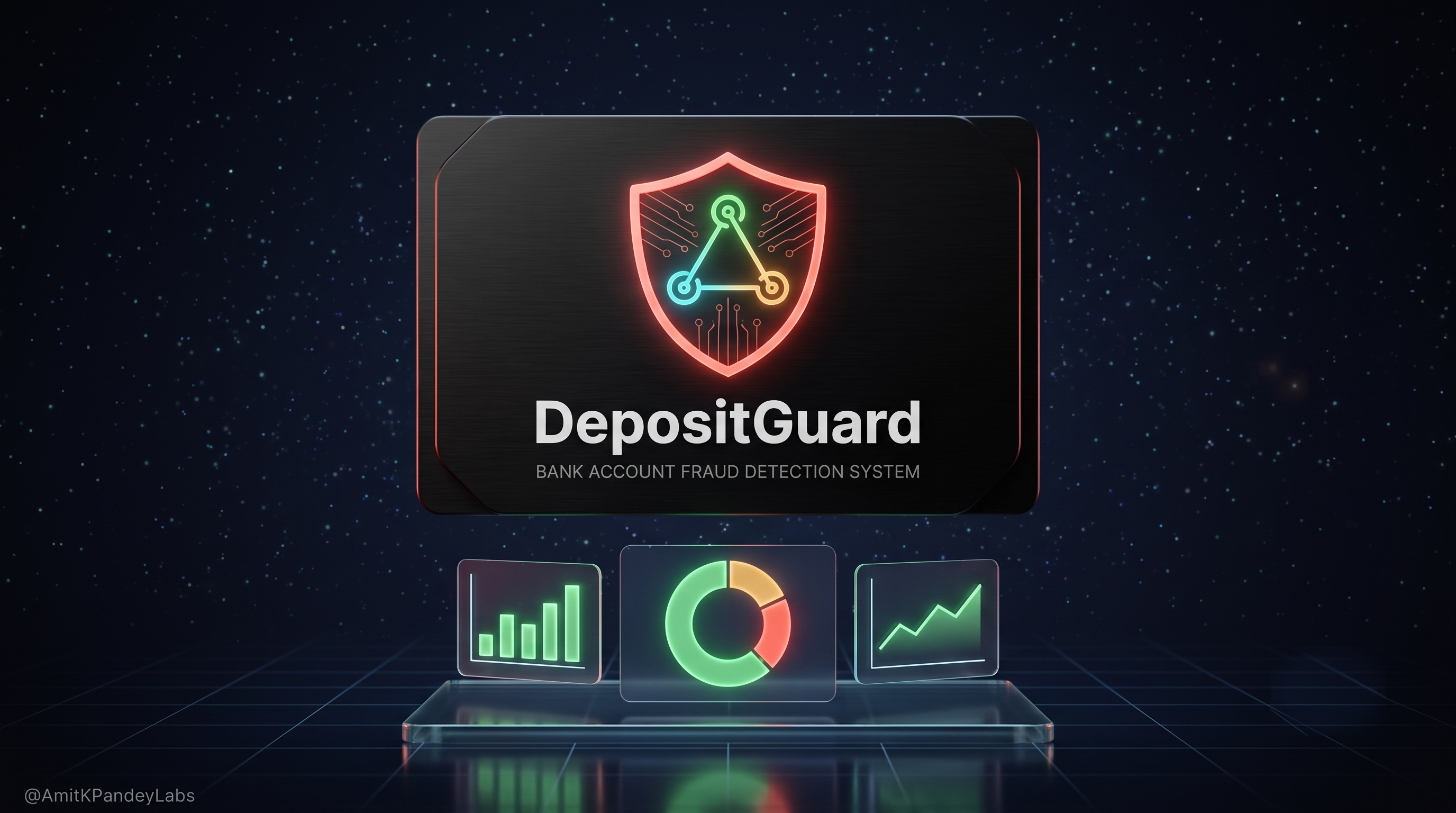 DepositGuard bank account fraud detection system preview